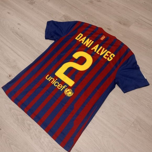 Football Dani Alves Jersey Number Dani Alves' Brazil Issued Shirt